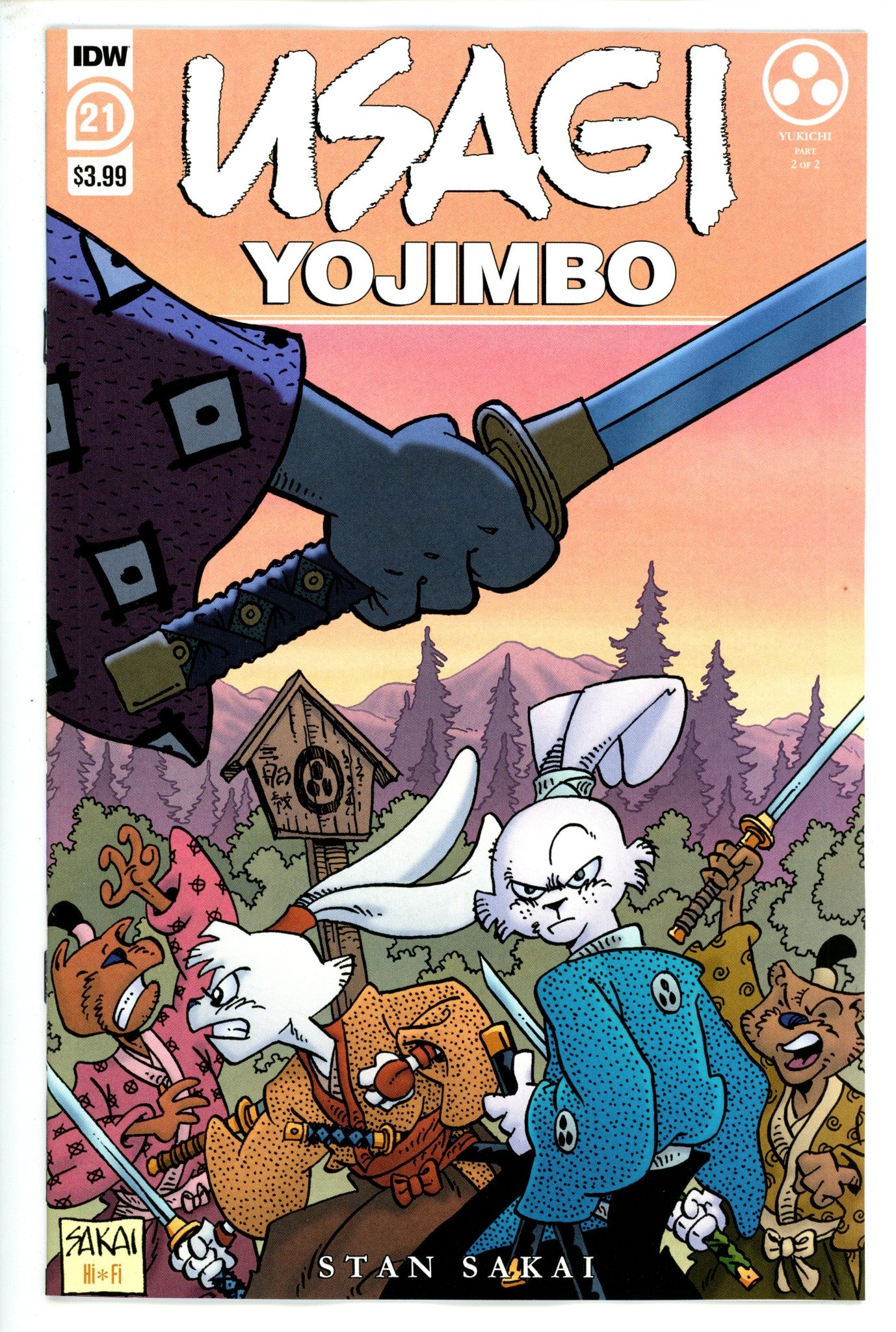 Usagi Yojimbo Vol 4 21 (2021)