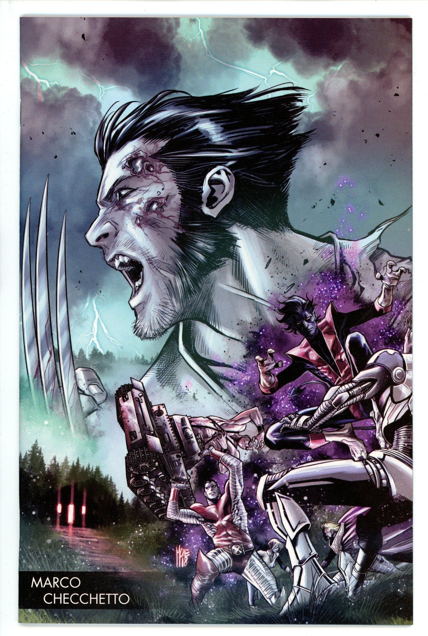 Hunt for Wolverine 1 Checchetto Variant