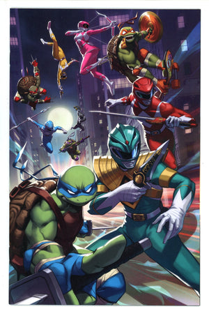 Mighty Morphin Power Rangers / Teenage Mutant Ninja Turtles II 1 Ejikure Incentive Variant NM (2022)
