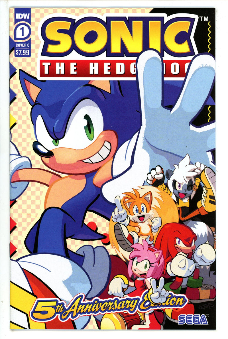 Sonic The Hedgehog 5th Anniversary 1 Herms Variant (2023)