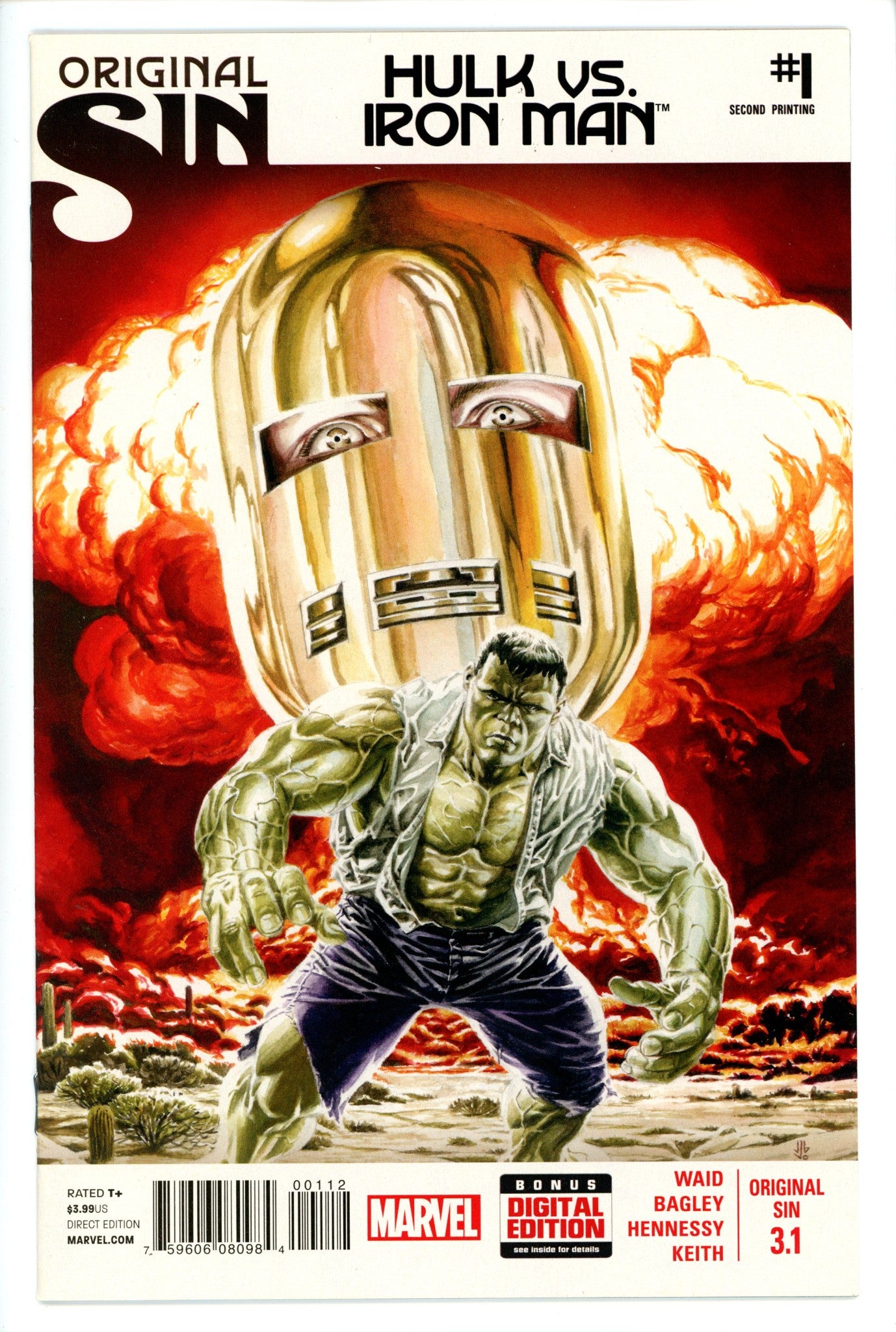 Original Sin 3.1 2nd Print VF/NM-Marvel-CaptCan Comics Inc