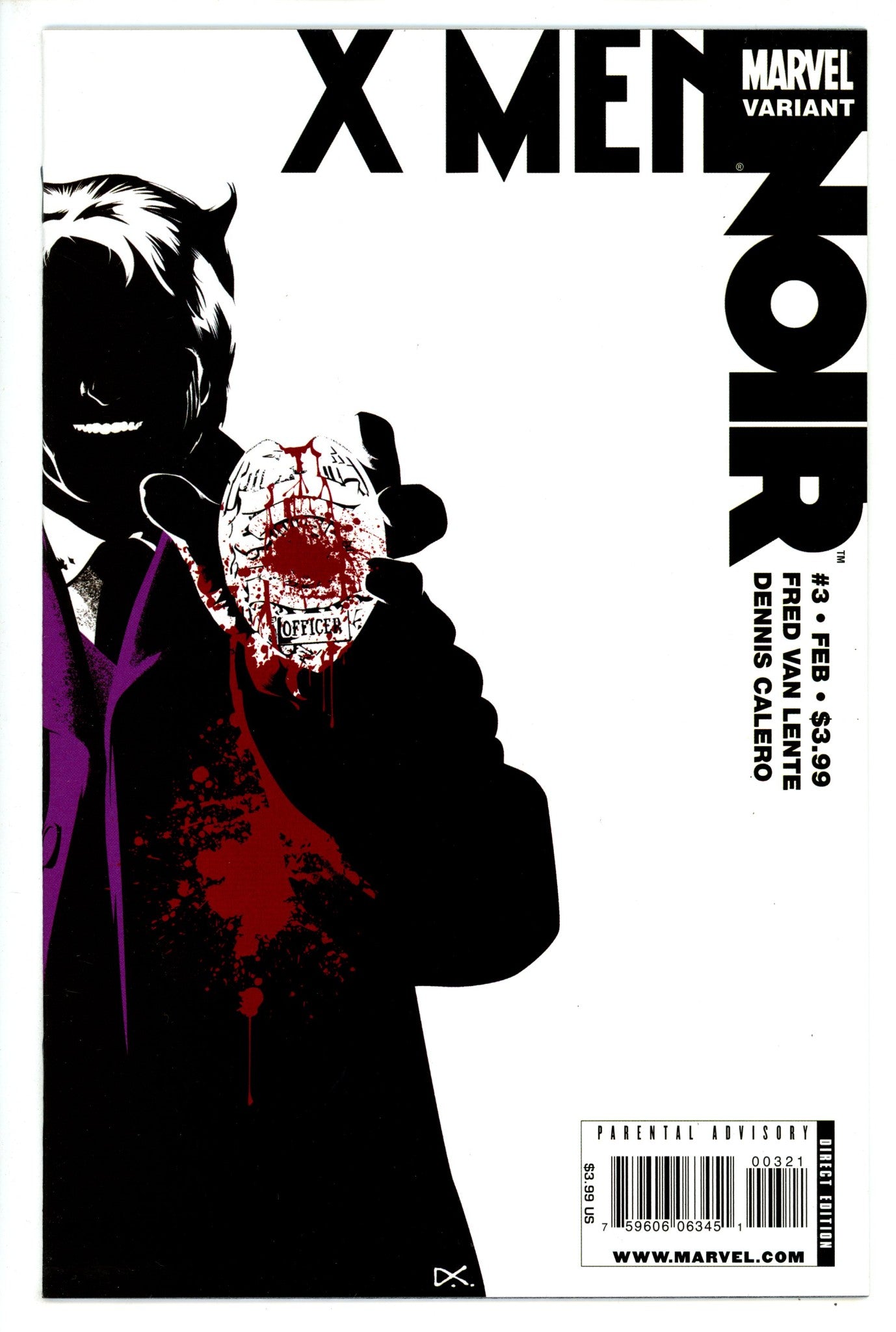 X-Men Noir 3 Variant