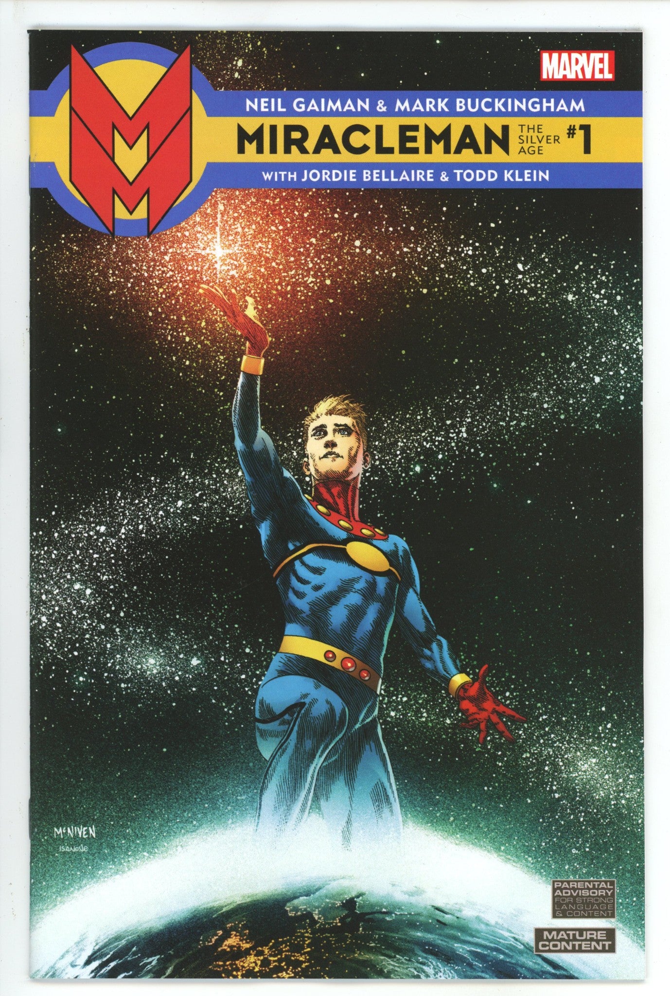 Miracleman Silver Age 1 McNiven Variant NM- (2022)