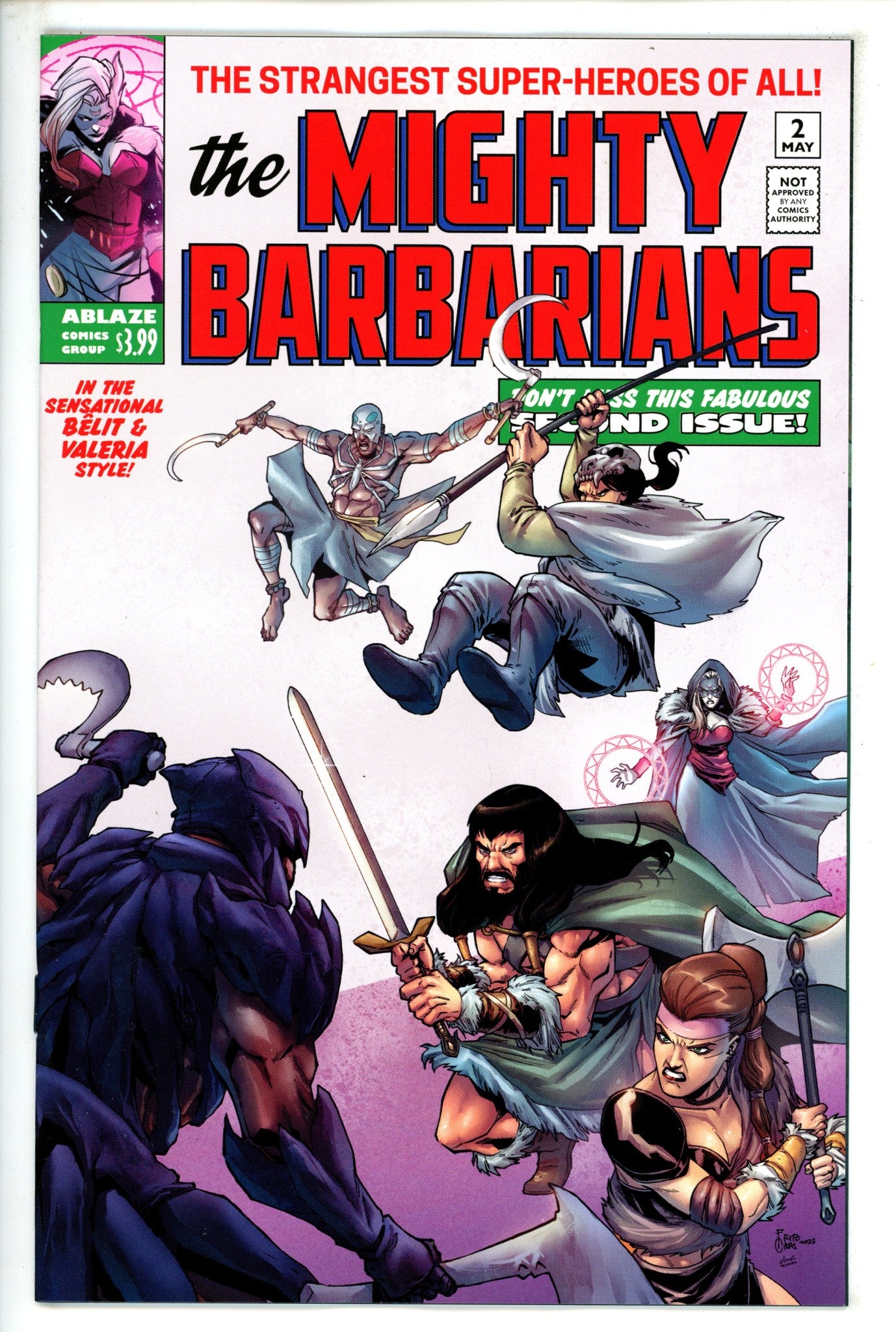Mighty Barbarians 2 Casas Homage Variant (2023)