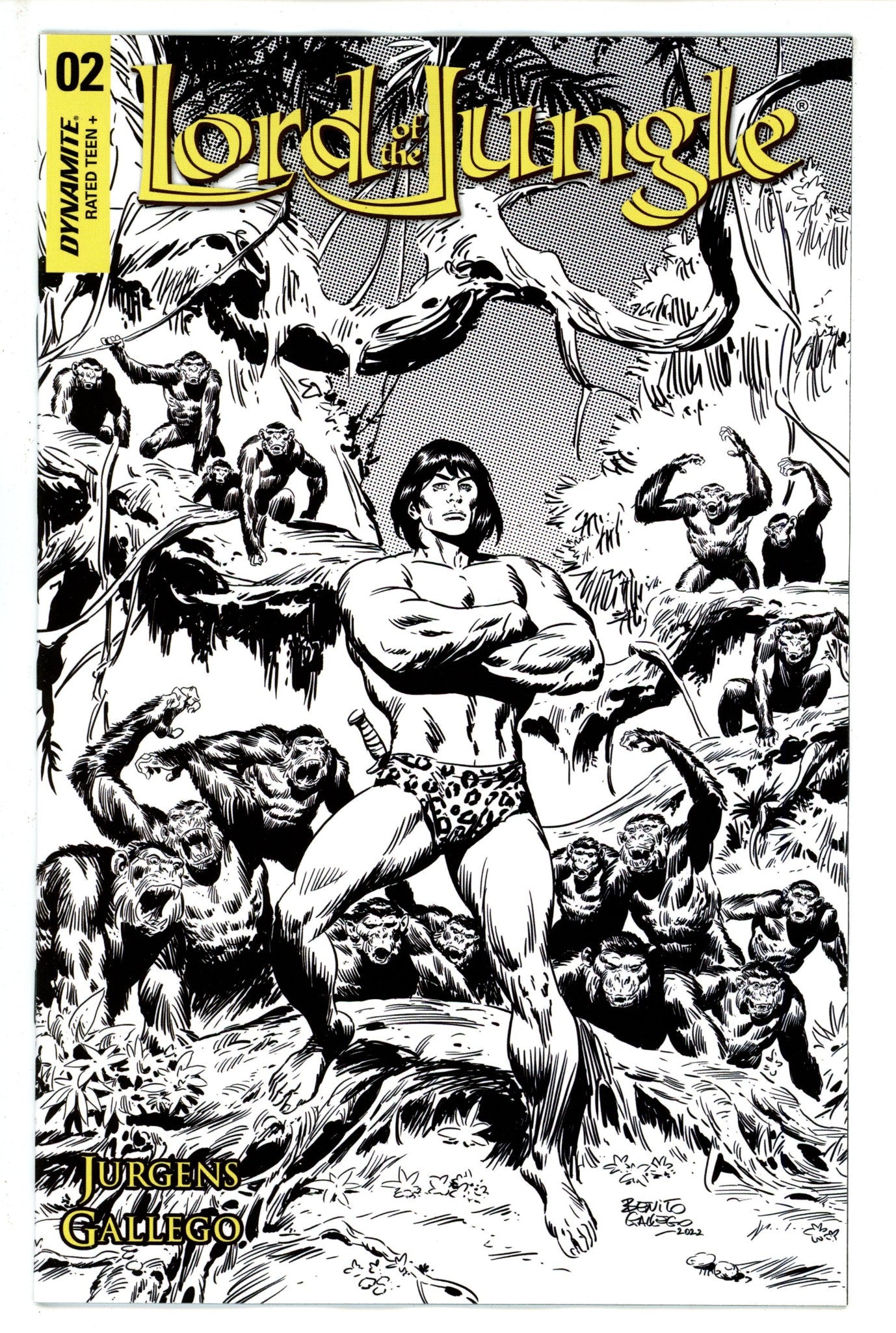 Lord of the Jungle 2 Gallego B&W Incentive Variant (2022)