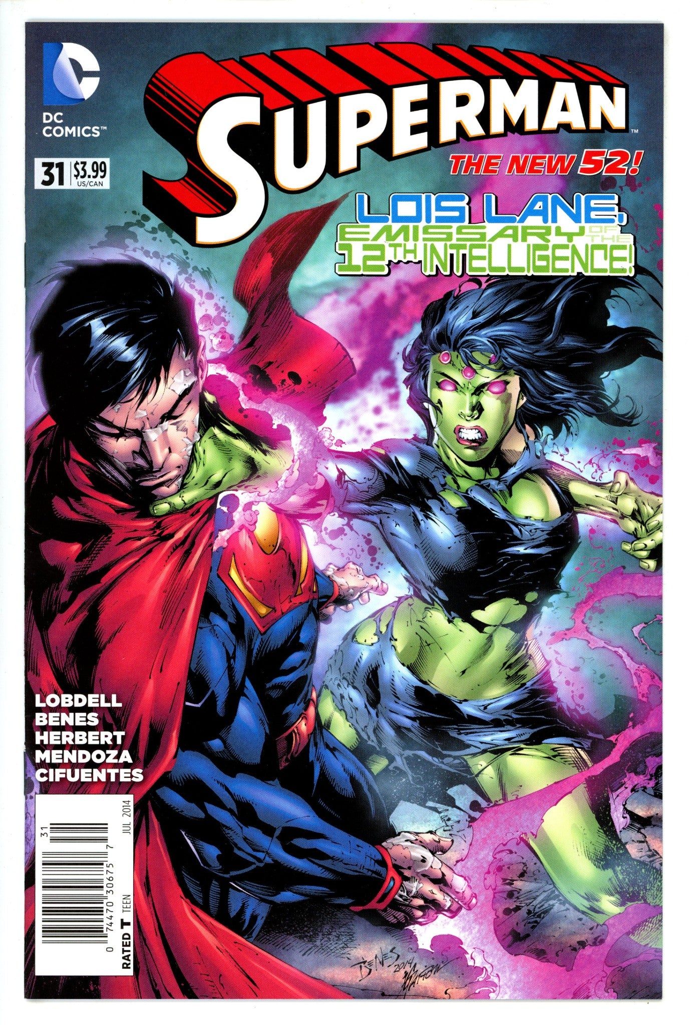 Superman Vol 3 31 Newsstand VF+