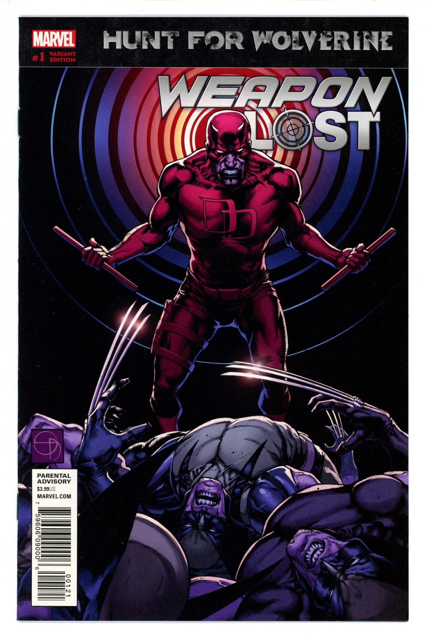 Hunt for Wolverine: Weapon Lost 1 Davis Variant