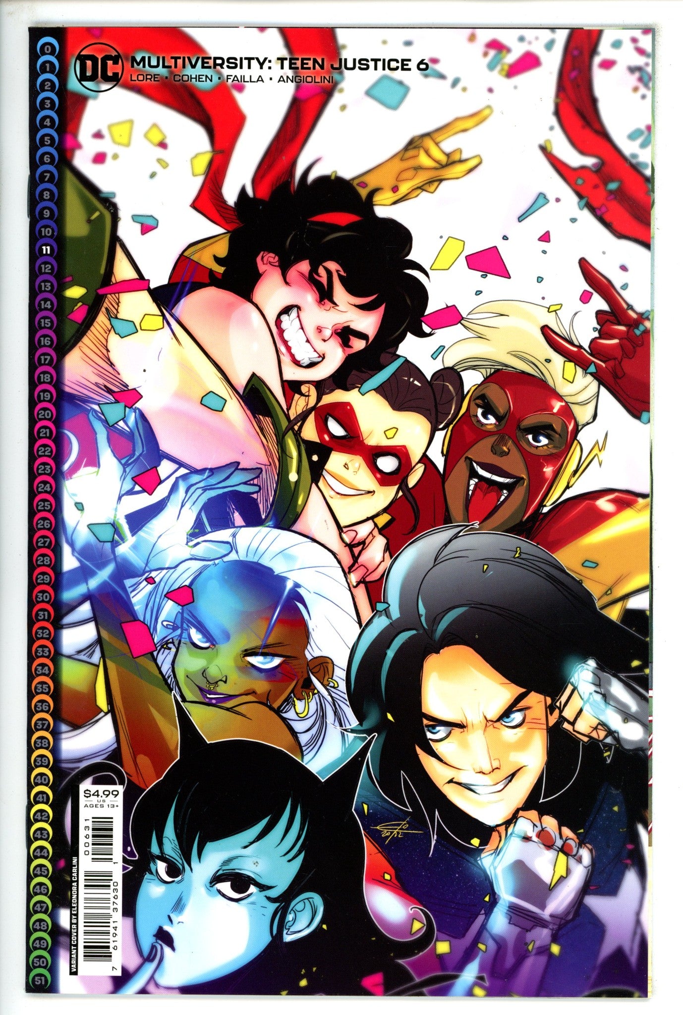 Multiversity Teen Justice 6 Carlini Variant (2022)