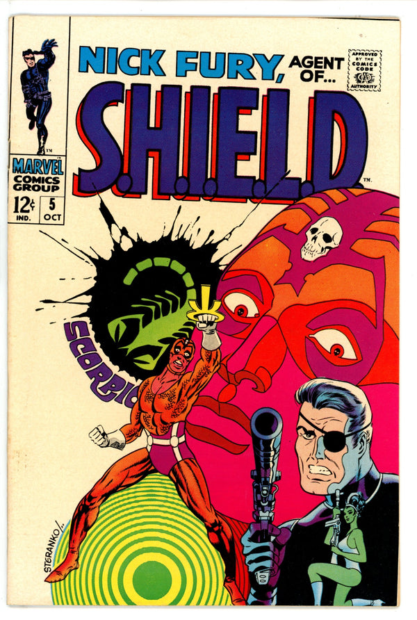 Nick Fury, Agent of SHIELD Vol 1 5 VF-