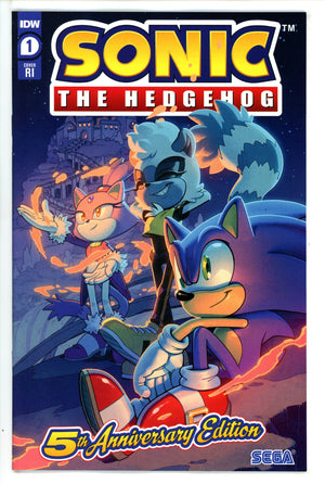 Sonic The Hedgehog 5th Anniversary 1 Stanley Incentive Variant NM- (2023)