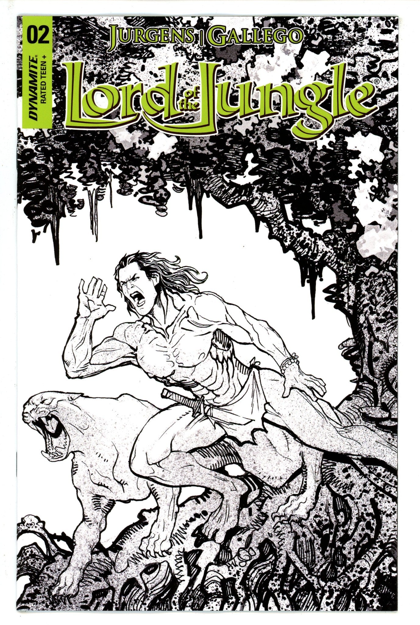 Lord of the Jungle 2 Moritat Line Art Incentive Variant (2022)