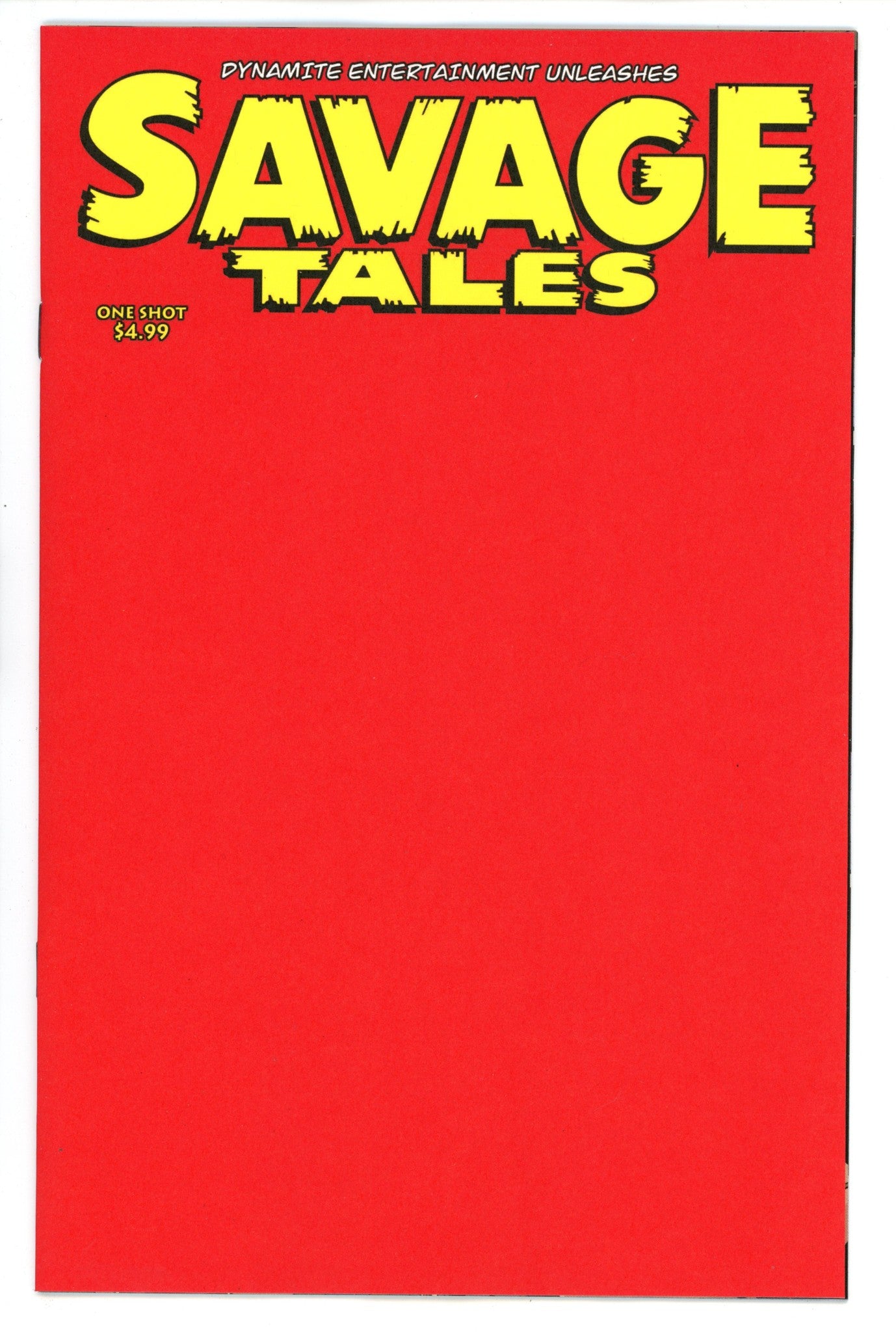 Savage Tales Vol 4 1 Blank Variant (2022)