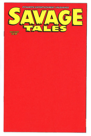 Savage Tales Vol 4 1 Blank Variant (2022)