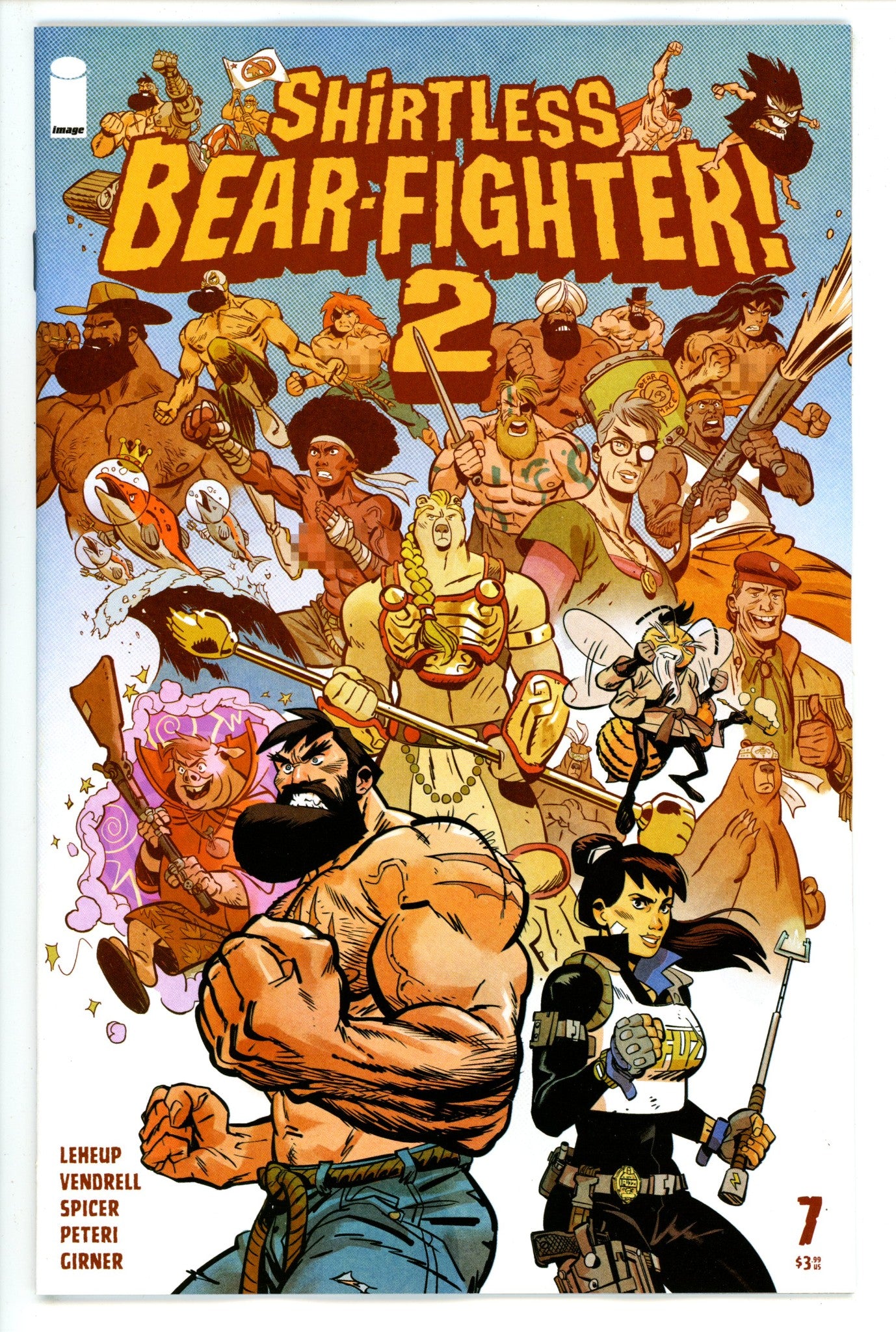 Shirtless Bear-Fighter 2 7 Vendrell Variant (2023)