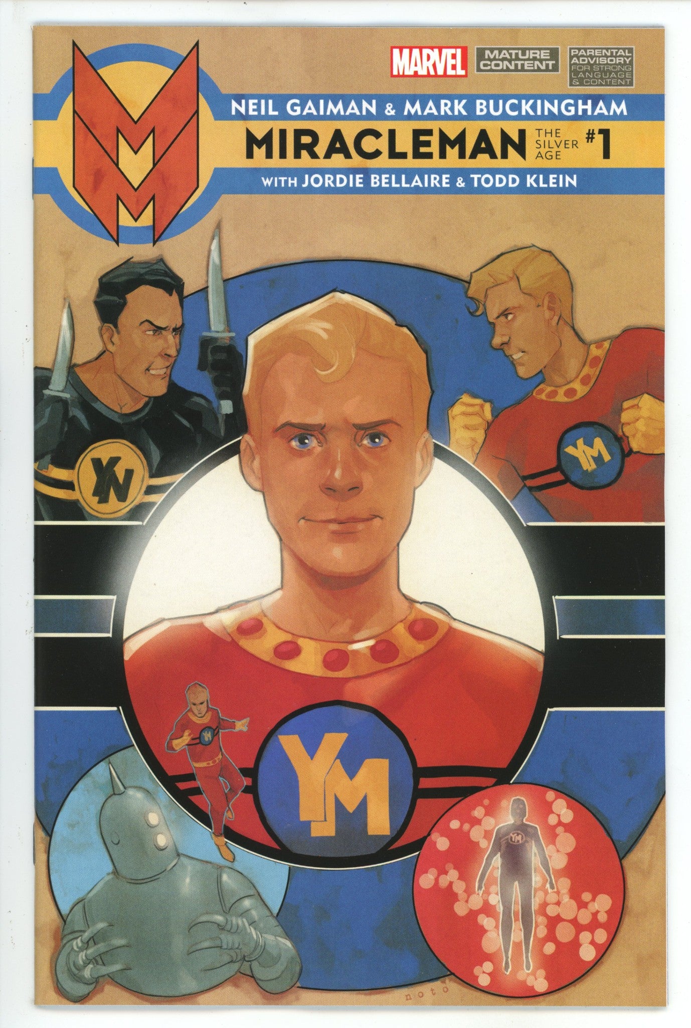 Miracleman Silver Age 1 Noto Variant (2022)