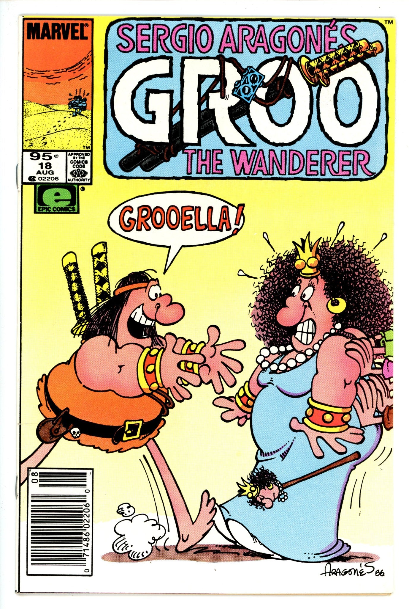 Sergio Aragones Groo the Wanderer 18 Canadian NM-