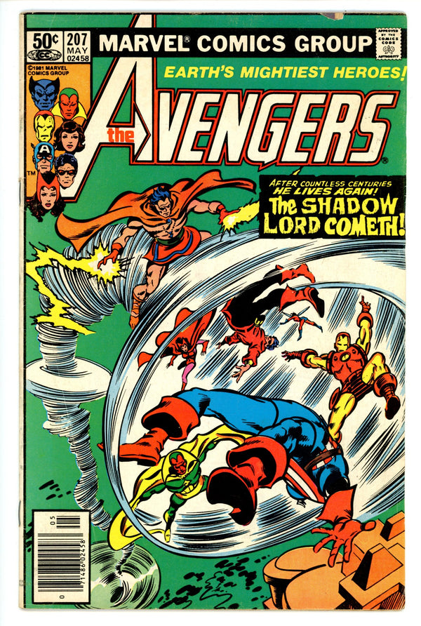 The Avengers Vol 1 207 Newsstand