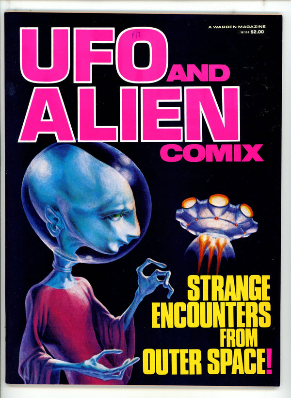 U.F.O. and Alien Comix 1 Canadian Price Variant VF/NM (1977)