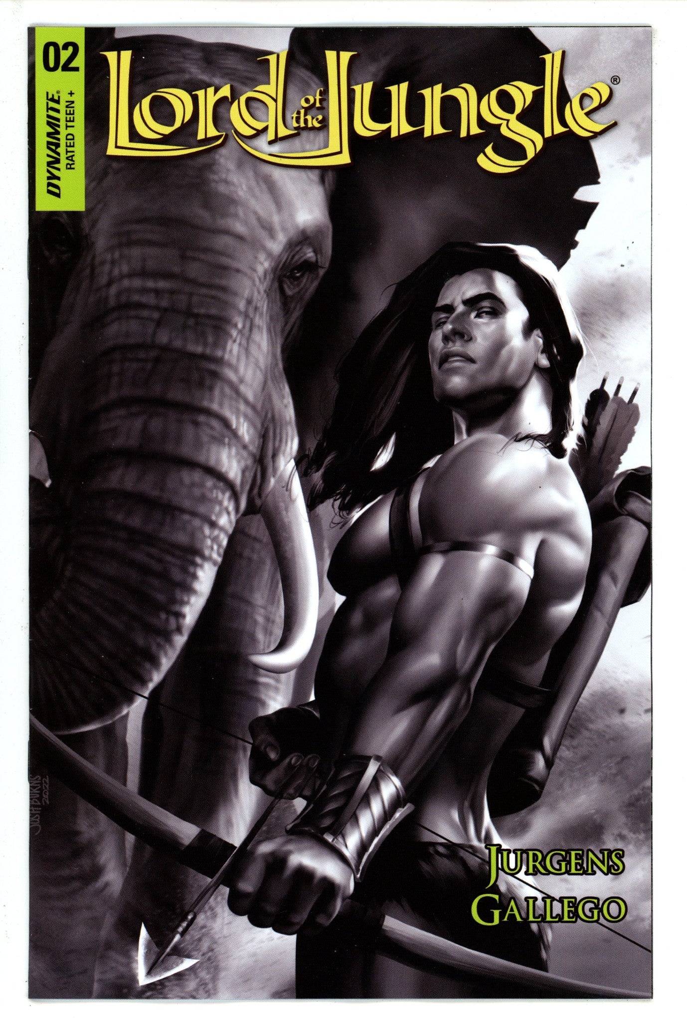 Lord of the Jungle 2 Burns B&W Incentive Variant (2022)