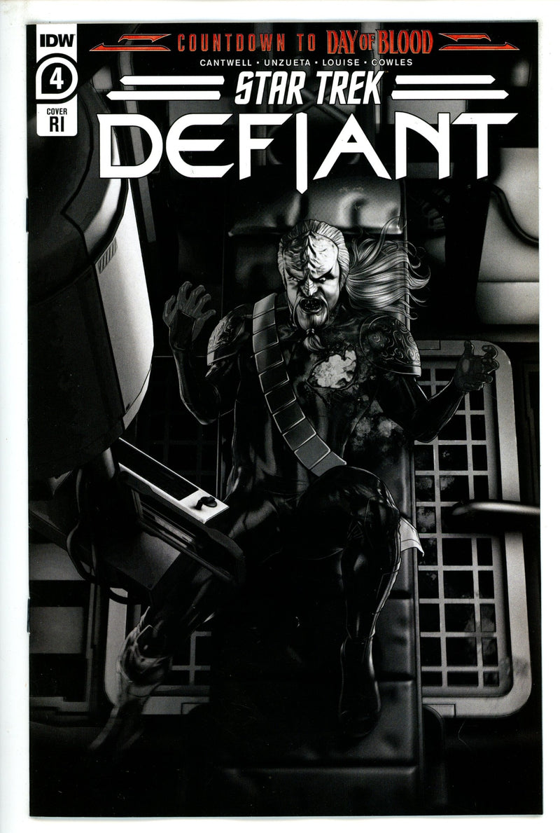 Star Trek Defiant 4 Unzueta B&W Incentive Variant NM- (2023)