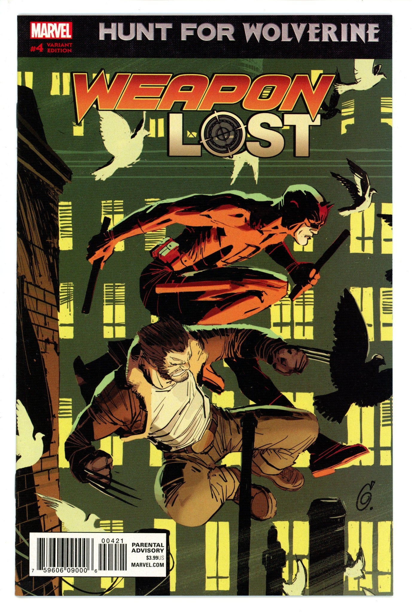 Hunt for Wolverine: Weapon Lost 4 Garney Variant