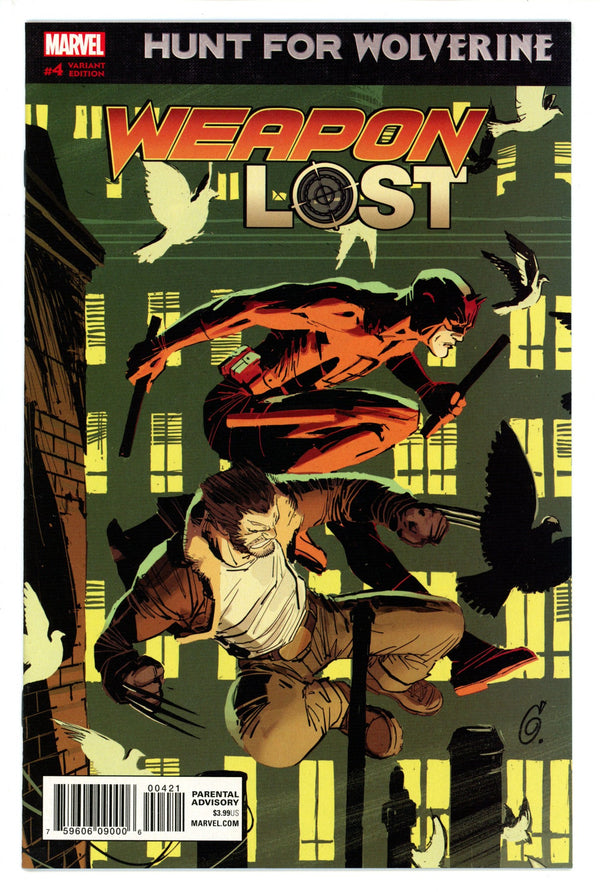 Hunt for Wolverine: Weapon Lost 4 Garney Variant