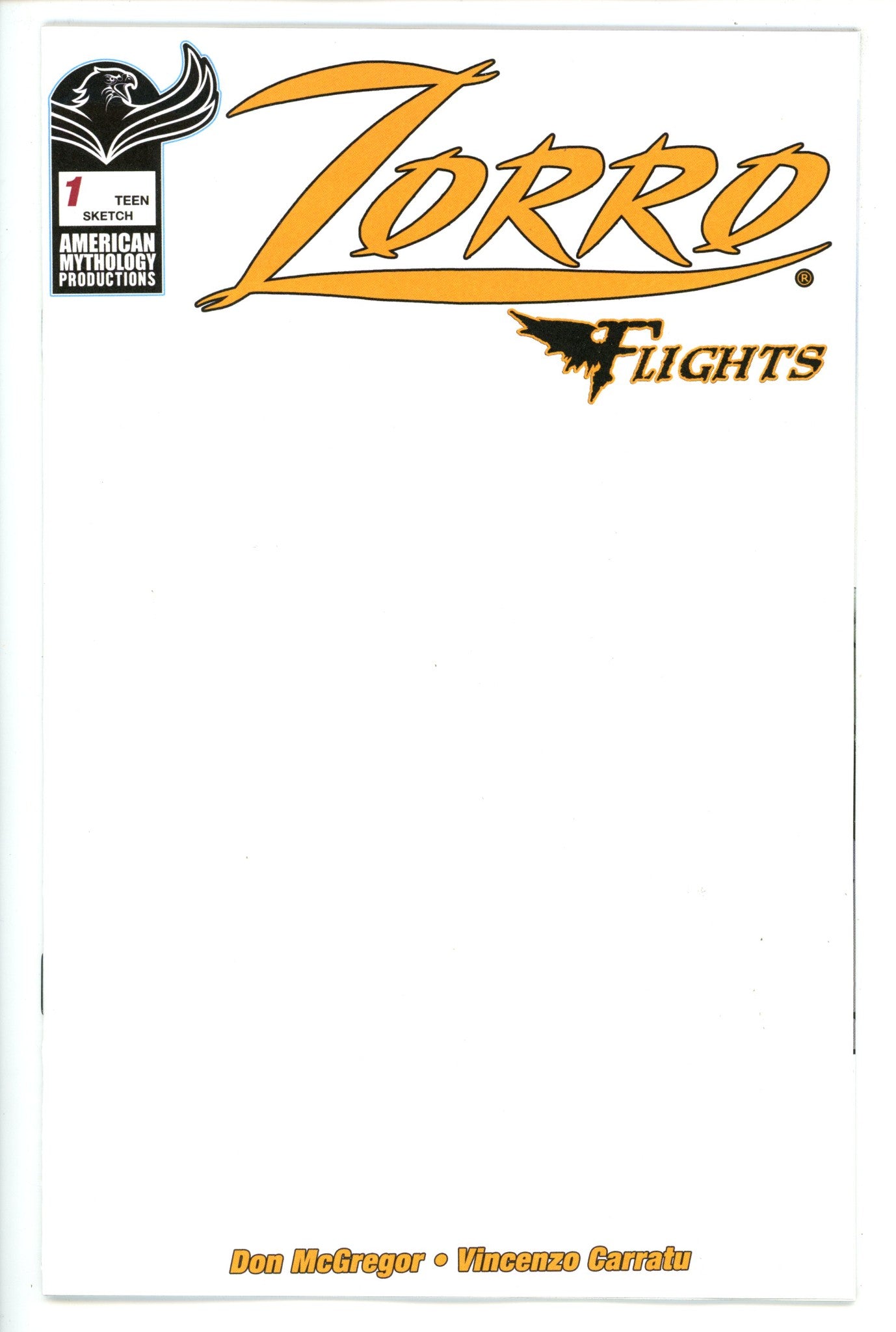 Zorro Flights 1 Blank Variant
