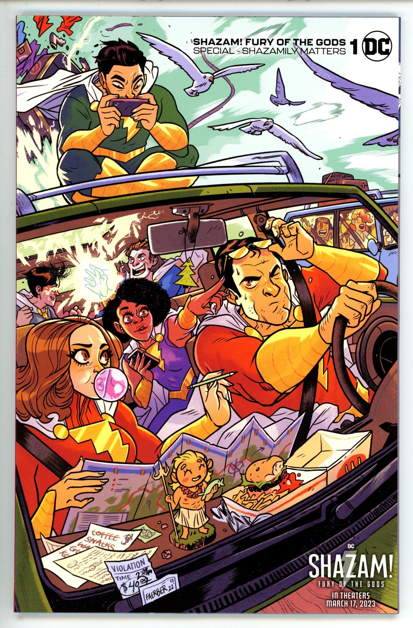 Shazam Fury Of The Gods Special Shazamily Matters 1 Faerber Variant (2023)
