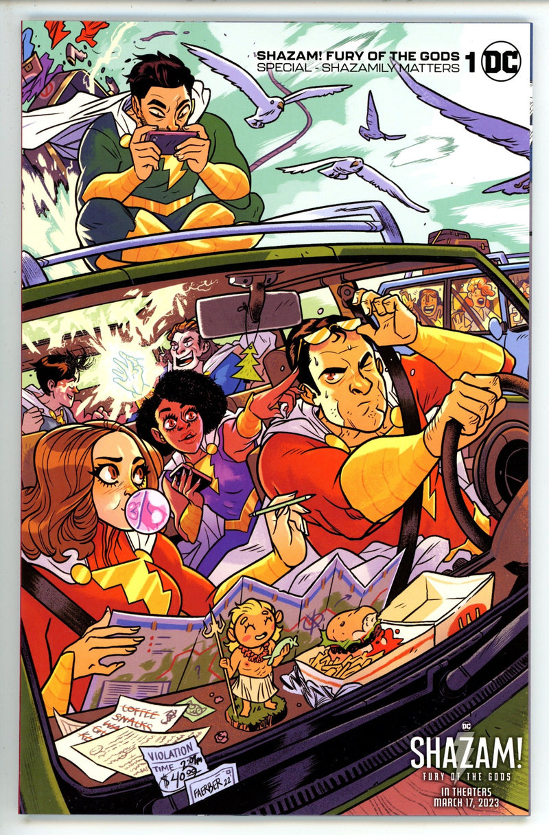 Shazam Fury Of The Gods Special Shazamily Matters 1 Faerber Variant (2023)