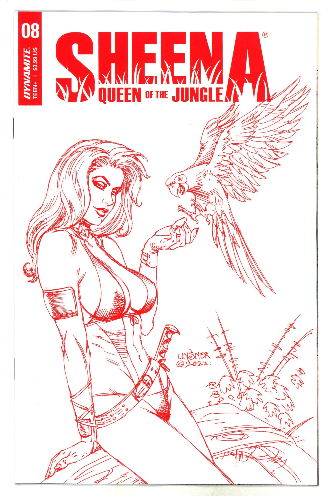 Sheena Queen of the Jungle 8 Linsner Variant (2022)