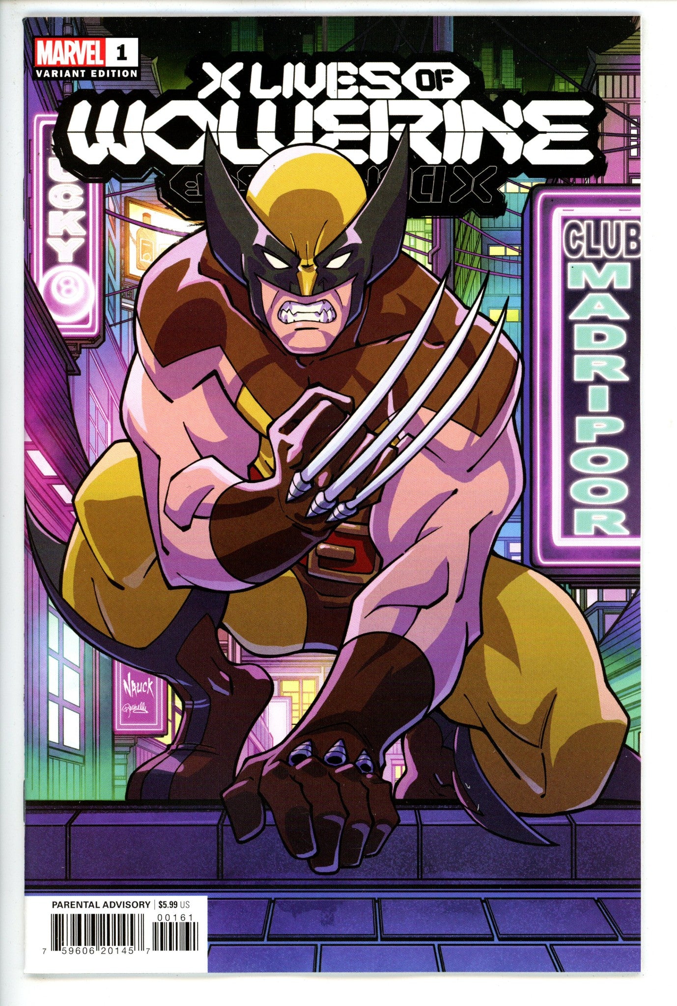 X Lives of Wolverine 1 Nauck Variant NM+