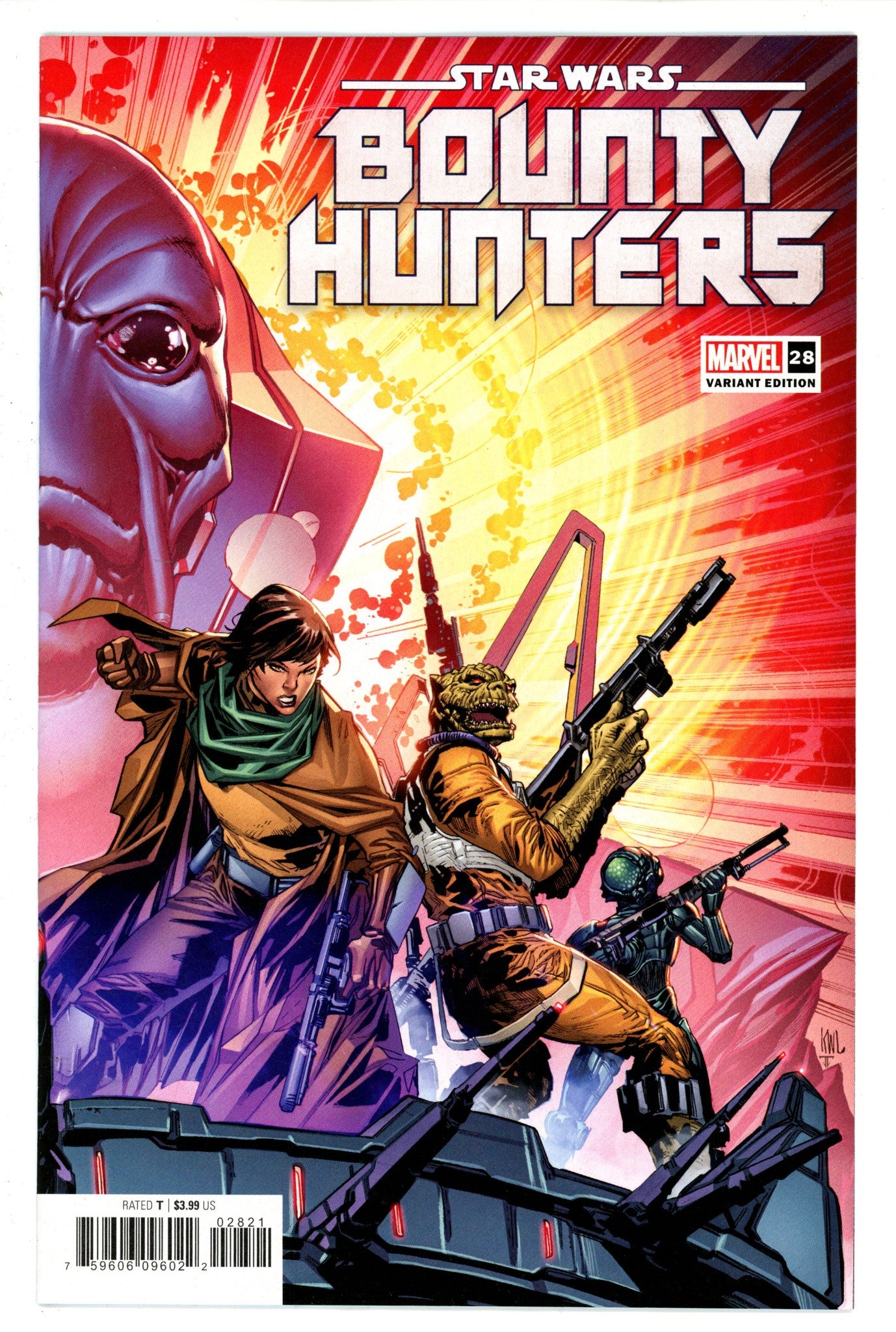 Star Wars Bounty Hunters 28 Lashley Variant (2022)