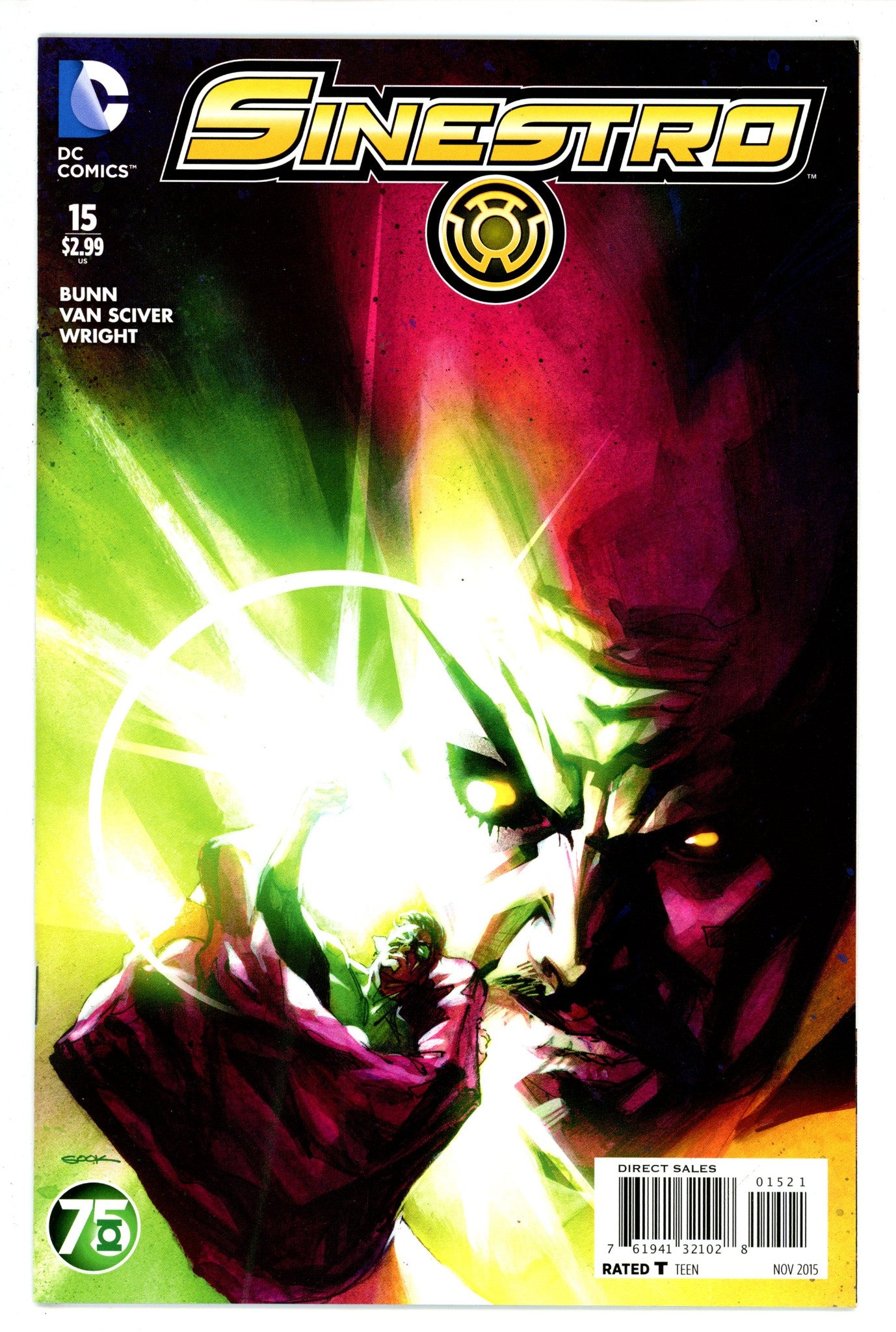 Sinestro 15 Sook Variant