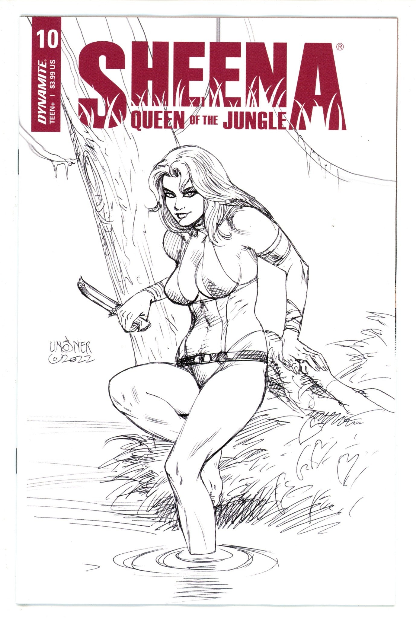 Sheena Queen of the Jungle 10 Linsner Variant