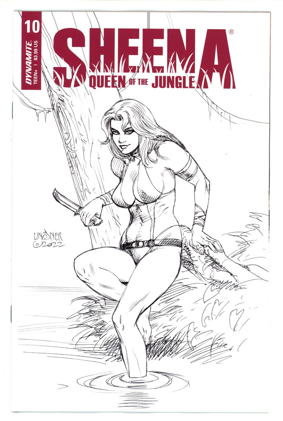 Sheena Queen of the Jungle 10 Linsner Variant