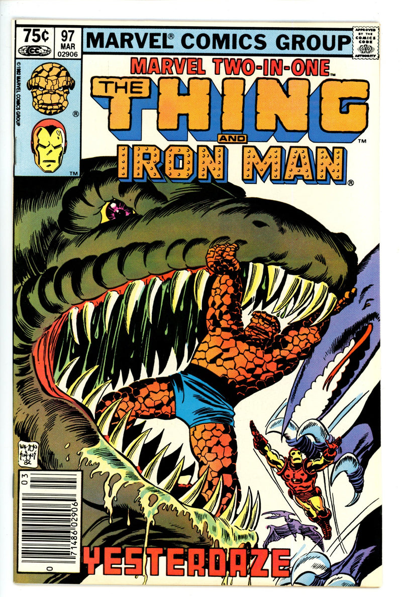 Marvel Two-in-One Vol 1 97 Canadian NM-