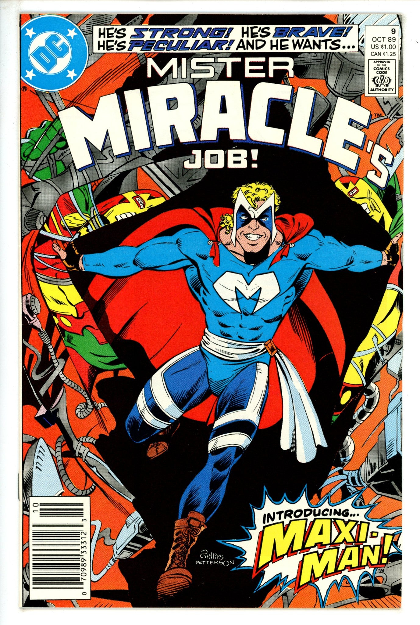 Mister Miracle Vol 2 9 Newsstand (1989)