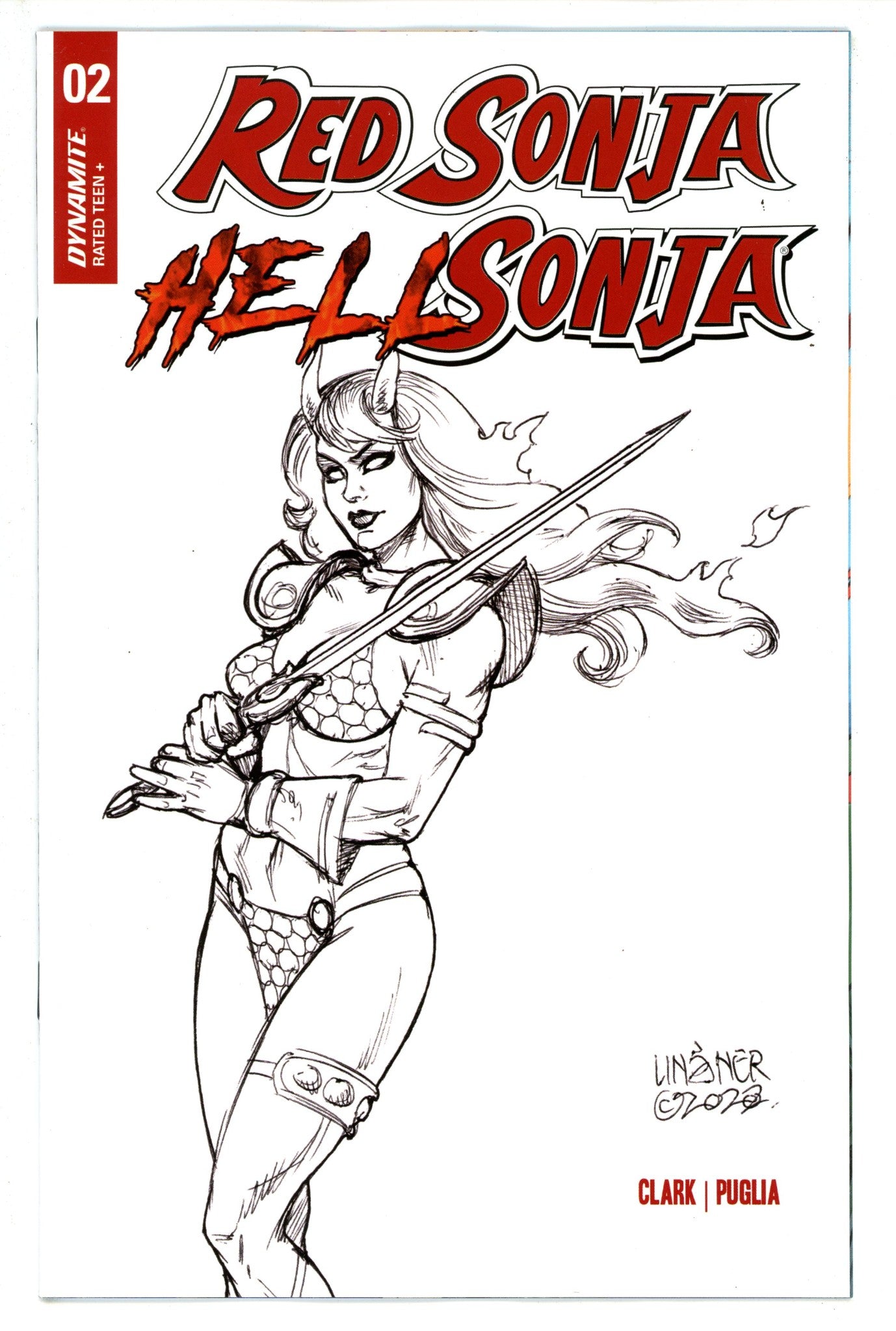 Red Sonja Hell Sonja 2 Linsner Incentive Variant (2023)