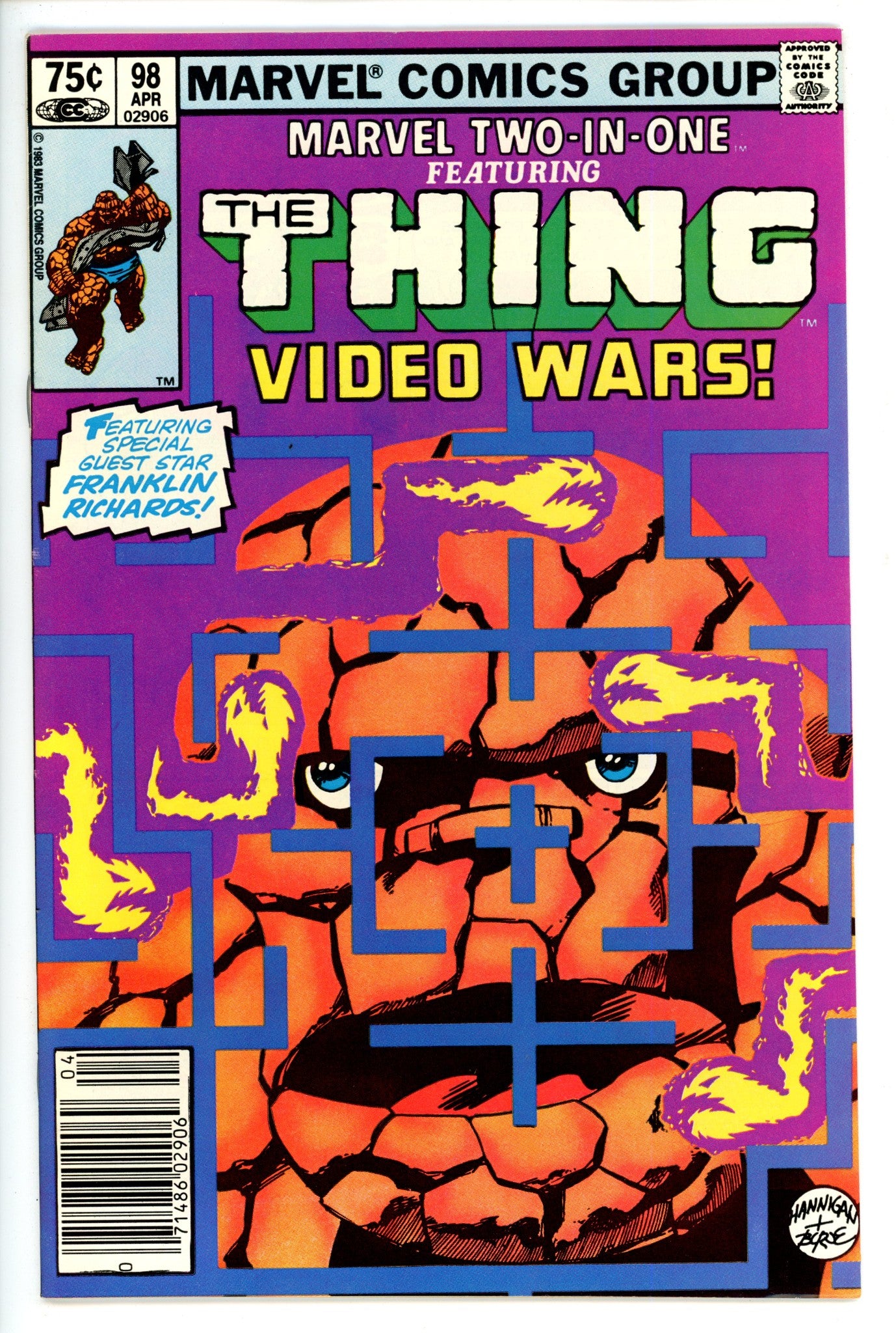 Marvel Two-in-One Vol 1 98 Canadian NM-