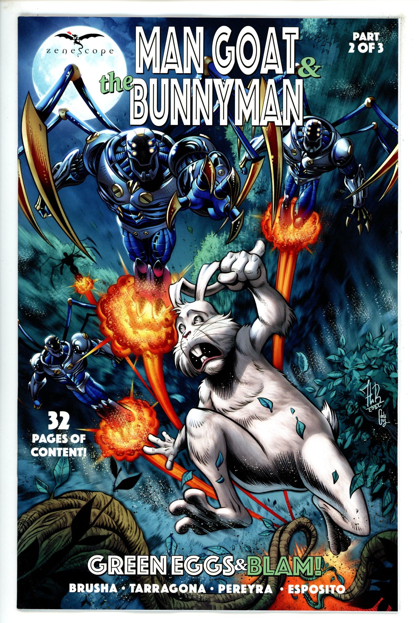 Man Goat & Bunnyman Green Eggs & Blam 2 Tarragona Variant (2022)