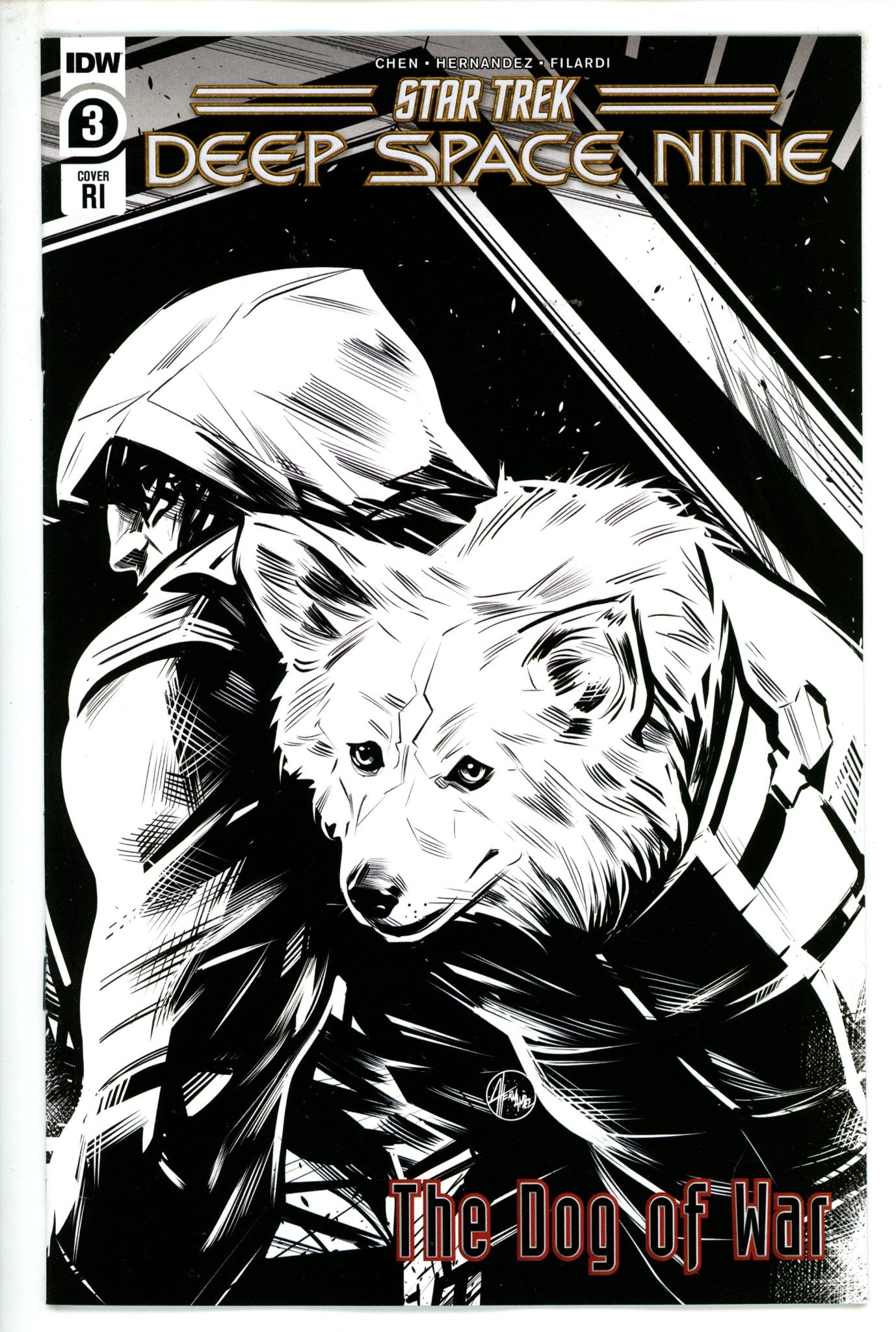 Star Trek Deep Space Nine Dog Of War 3 Hernandez Virgin Incentive Variant NM (2023)