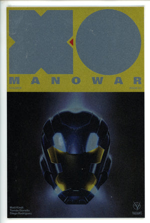 X-O Manowar Vol 4 1 Brushed Metal Variant NM-