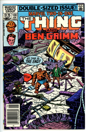 Marvel Two-in-One Vol 1 100 Canadian VF/NM