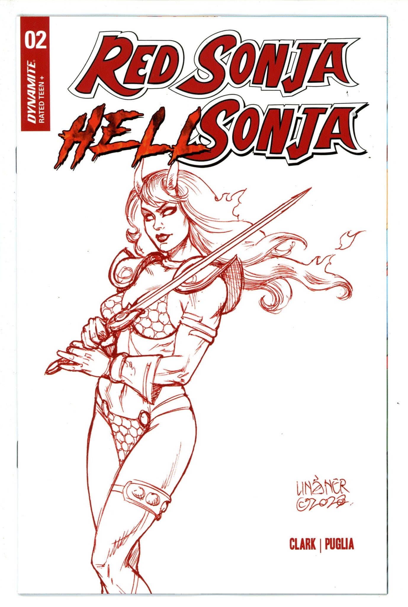 Red Sonja Hell Sonja 2 Linsner Incentive Variant (2023)