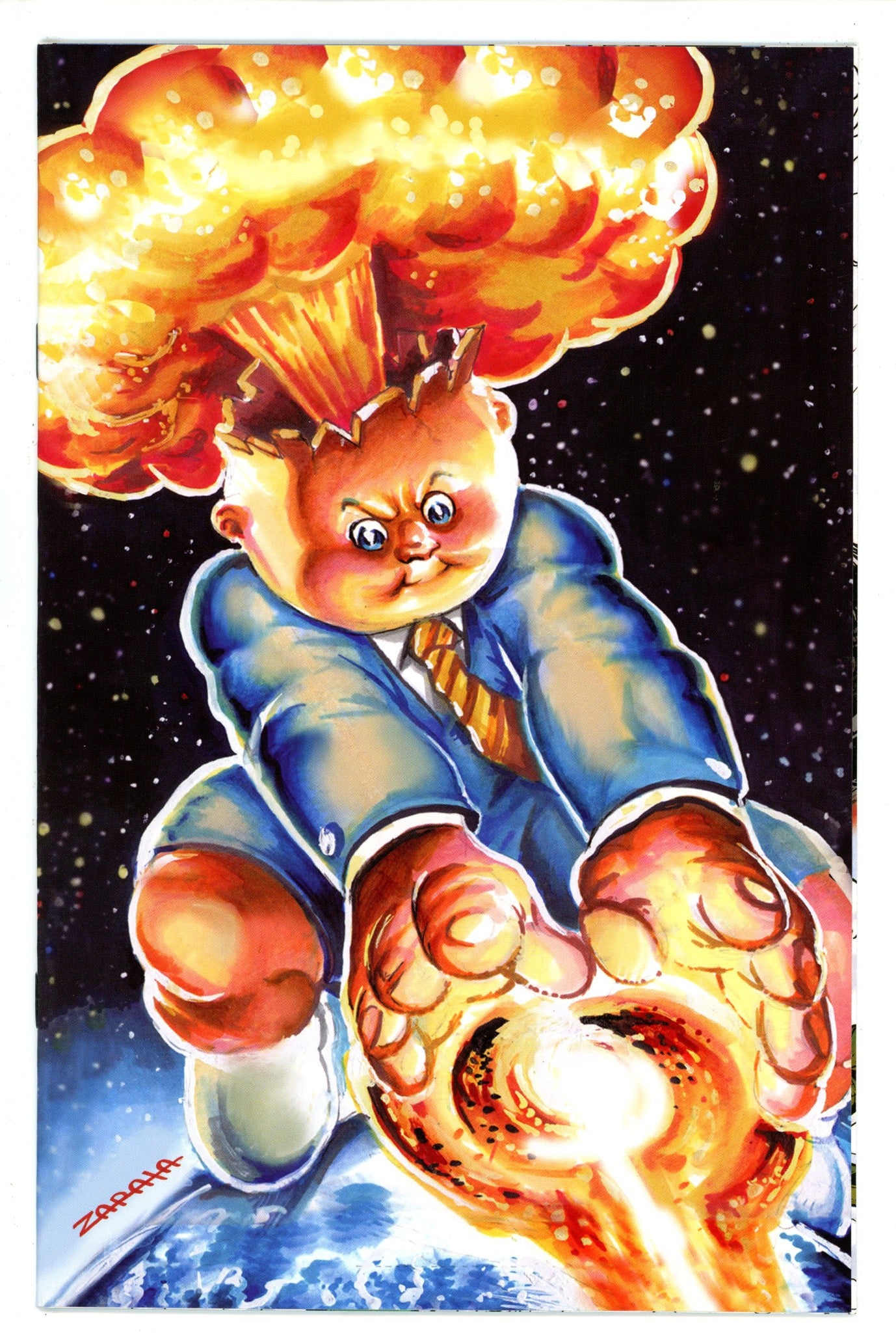 Garbage Pail Kids: Origins 1 Zapata Virgin Variant NM-