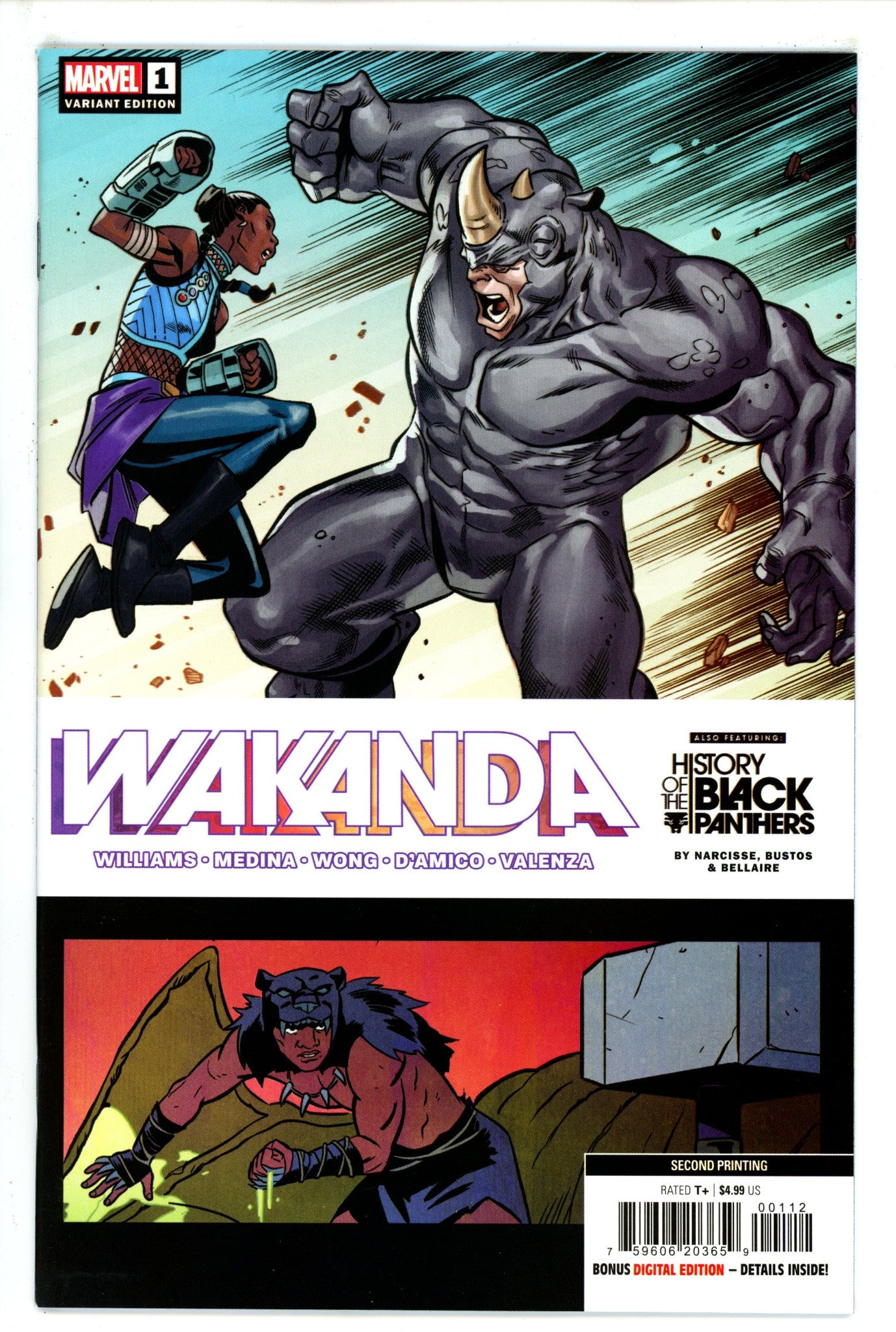 Wakanda 1 2nd Print
