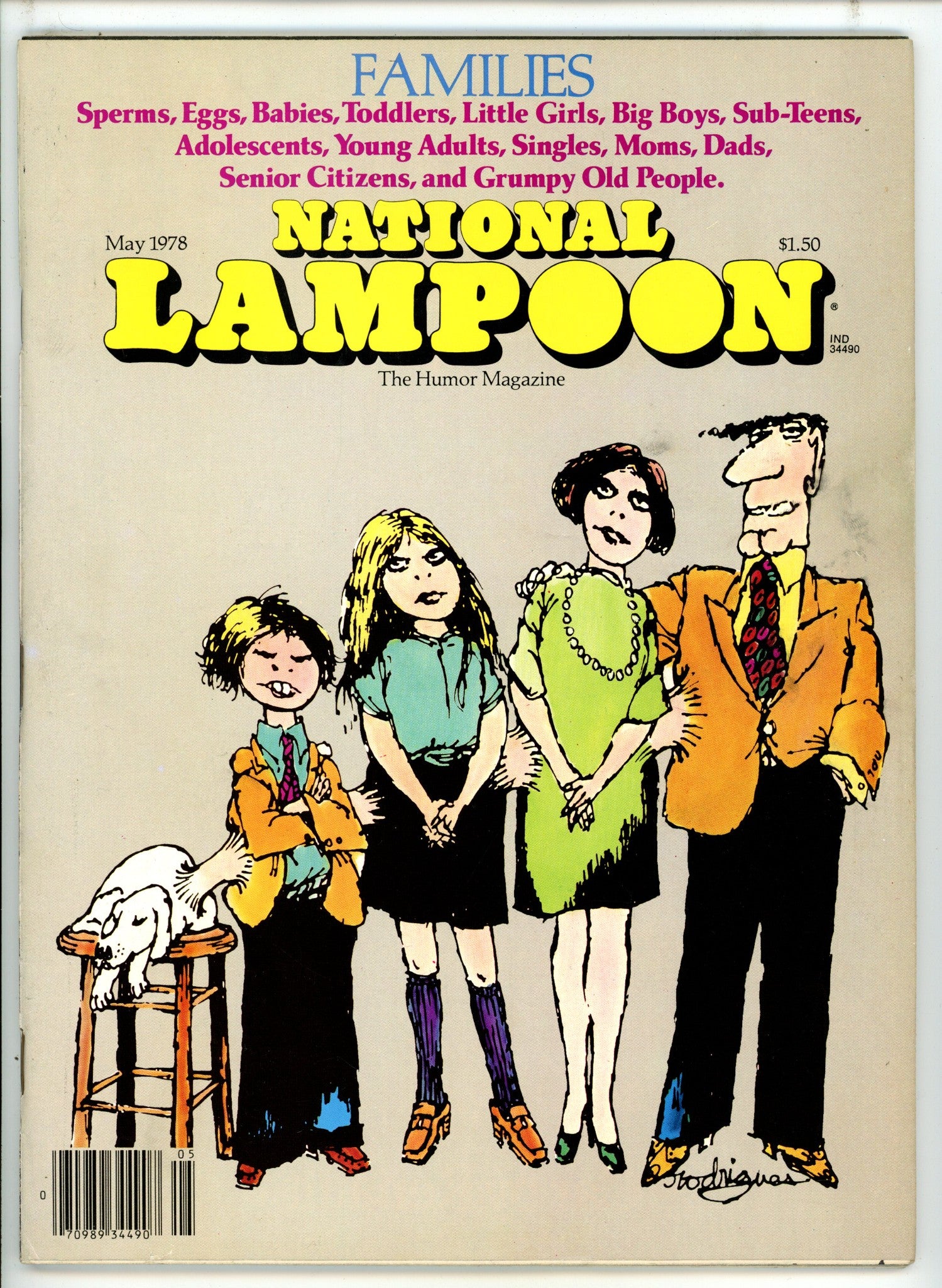 National Lampoon Vol 1 98 Canadian Price Variant FN (1978)