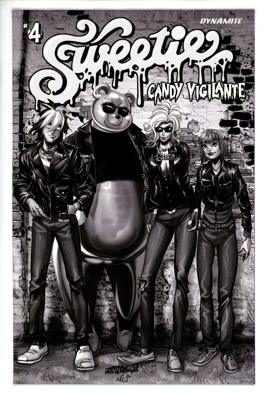 Sweetie Candy Vigilante 4 Zornow B&W Homage Incentive Variant (2023)