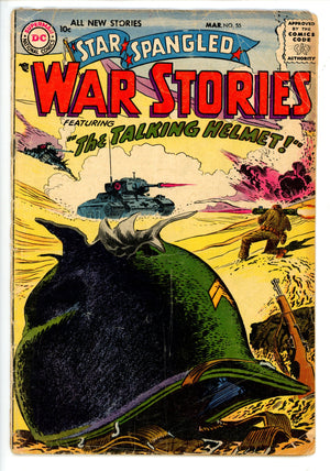 Star Spangled War Stories 55 Spine Repaired