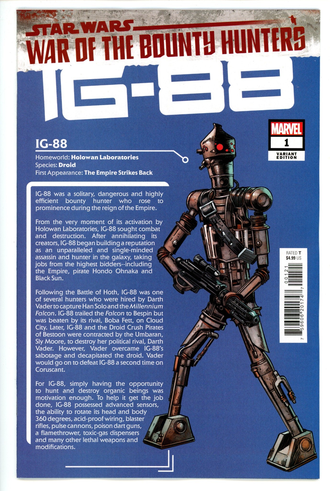 Star Wars War of the Bounty Hunters IG-88 1 Frenz Variant (2021)